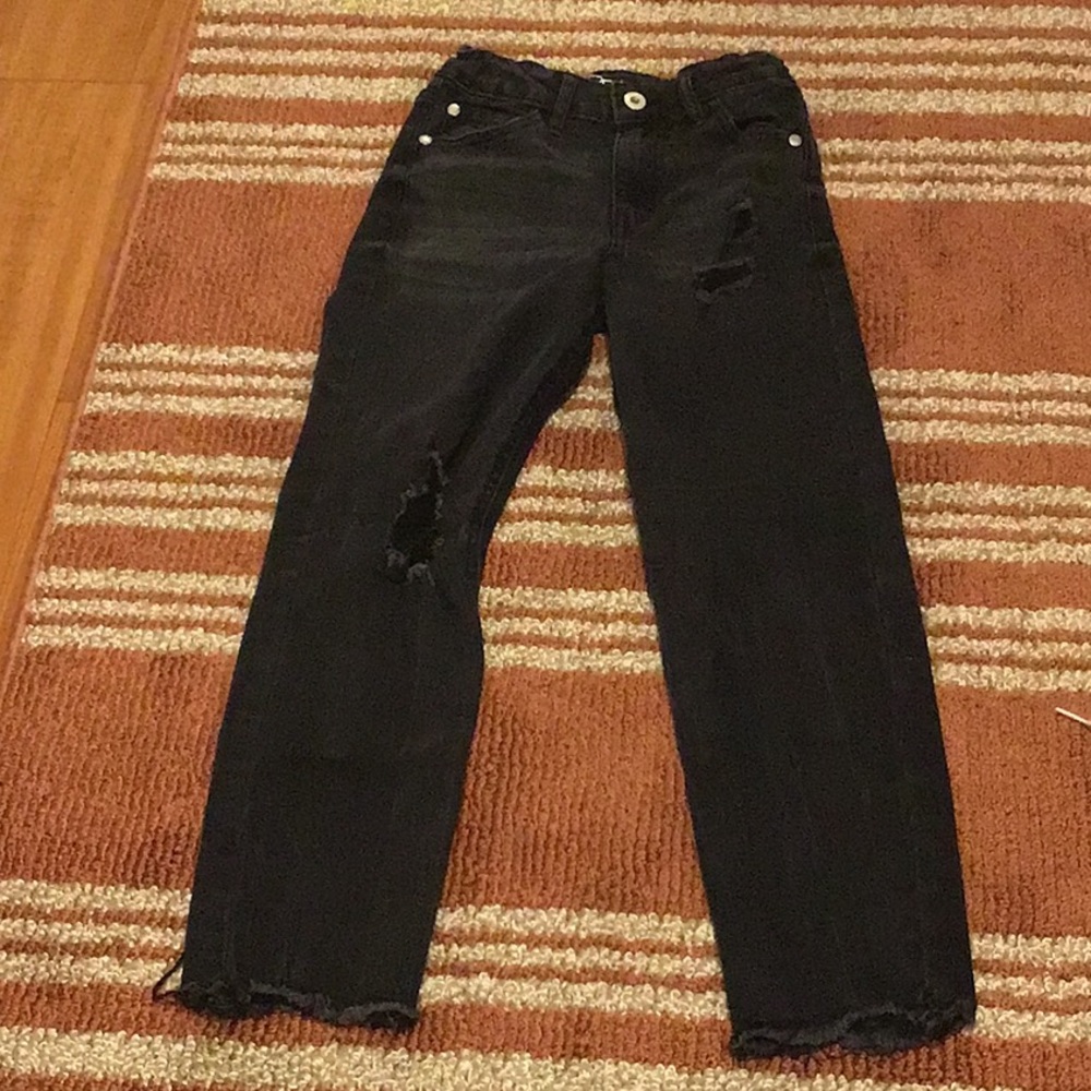 These are some black ripped jeans from target